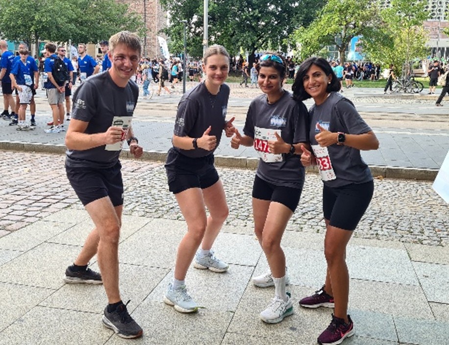 Laufteam des InnoMat IWW e.V. beim Chemnitzer Firmenlauf 2026
